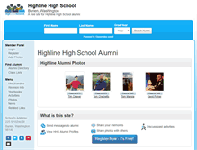 Tablet Screenshot of highlinehighschool.org